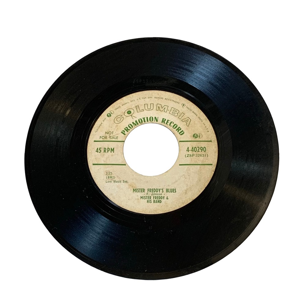 Mister Freddy & His Band Mister Freddy's Blues 7" 45 RPM Columbia Promo 4-40290